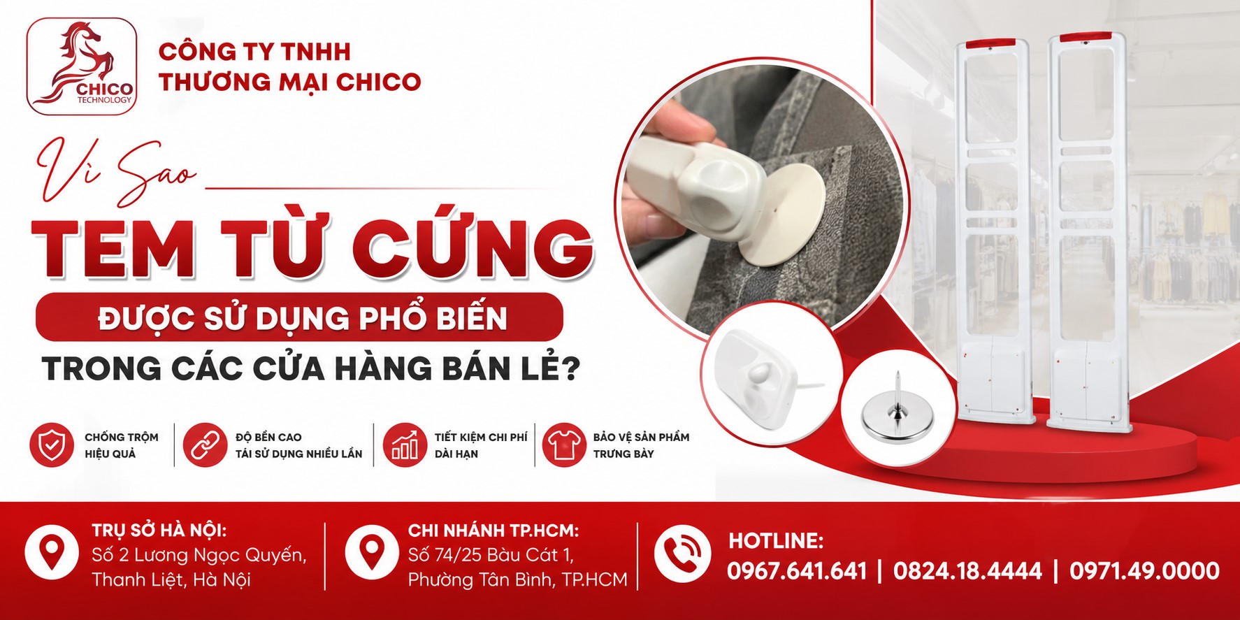 Vì Sao Tem Từ Cứng Được Sử Dụng Phổ Biến Trong Các Cửa Hàng Bán Lẻ?
