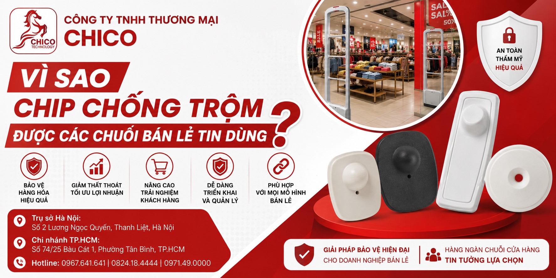 Vì Sao Chip Chống Trộm Là Trợ Thủ Không Thể Thiếu Của Mọi Chuỗi Bán Lẻ?