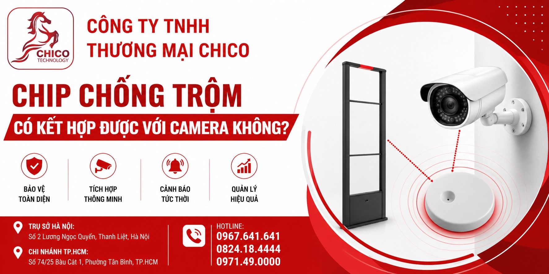 Chip Chống Trộm Kết Hợp Camera: Cặp Đôi Hoàn Hảo Bảo Vệ Cửa Hàng