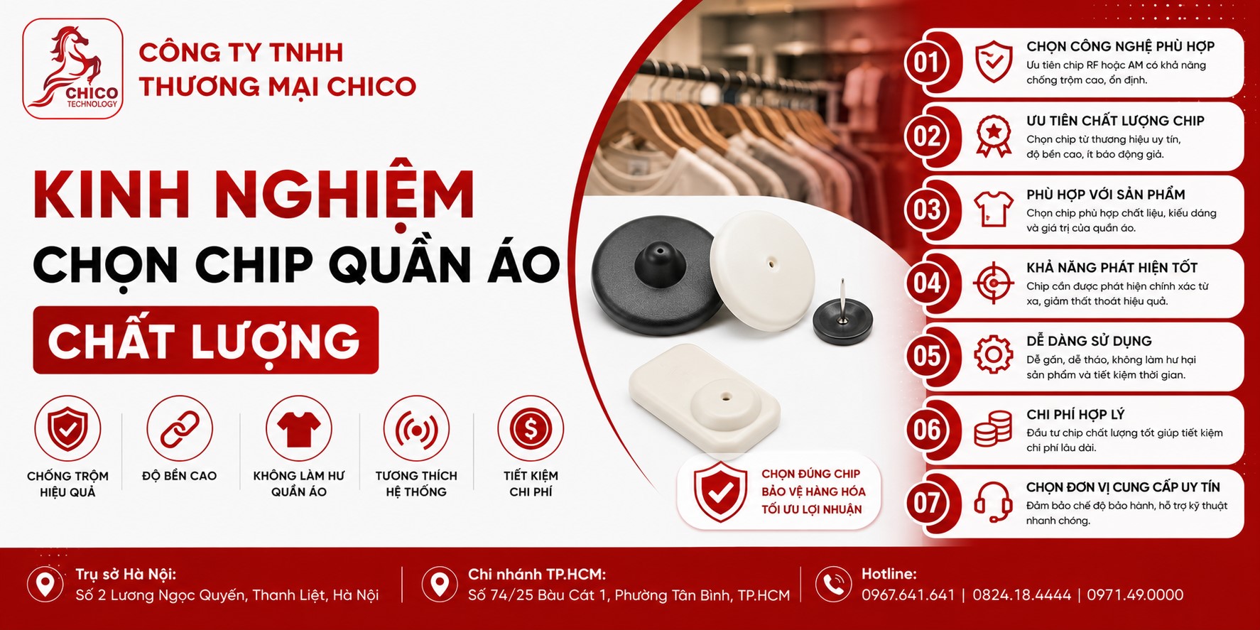 Kinh Nghiệm Chọn Chip Quần Áo Chất Lượng: Bí Kíp Bảo Vệ Shop Của Bác
