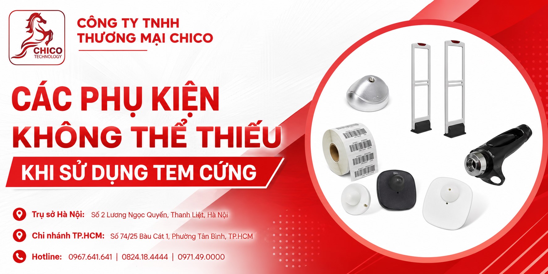 Các Phụ Kiện Không Thể Thiếu Khi Sử Dụng Tem Cứng Chống Trộm