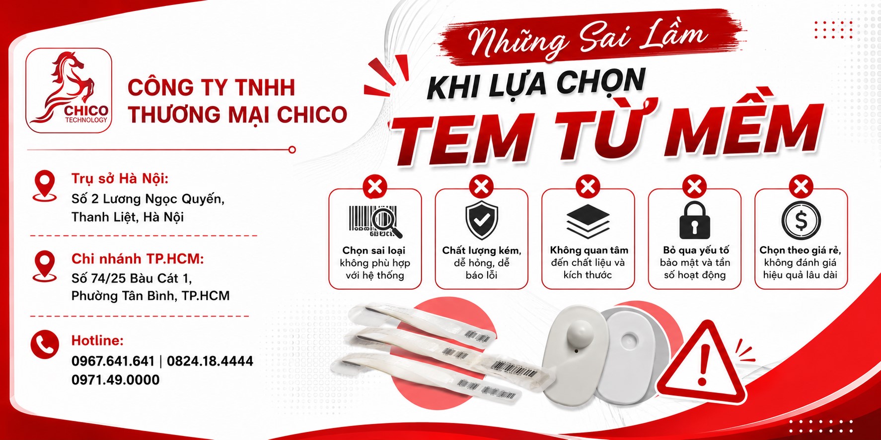Những Sai Lầm Khi Lựa Chọn Tem Từ Mềm Cho Cửa Hàng