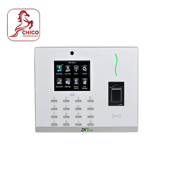 Máy Chấm Công Vân Tay Và Thẻ ZKTeco G2