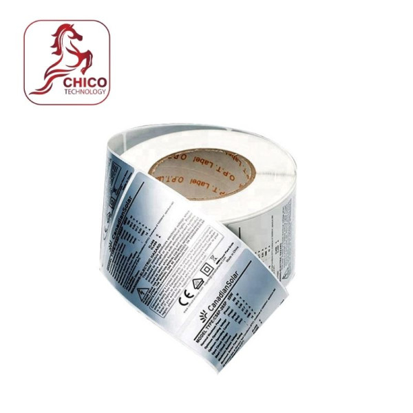 Giấy in mã vạch xi bạc 1 tem 105x15x50m