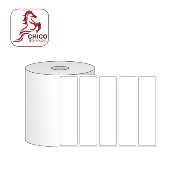 Giấy in mã vạch PVC 1 tem 66x18x50m