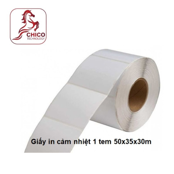 Giấy in cảm nhiệt 1 tem 50x35x30m
