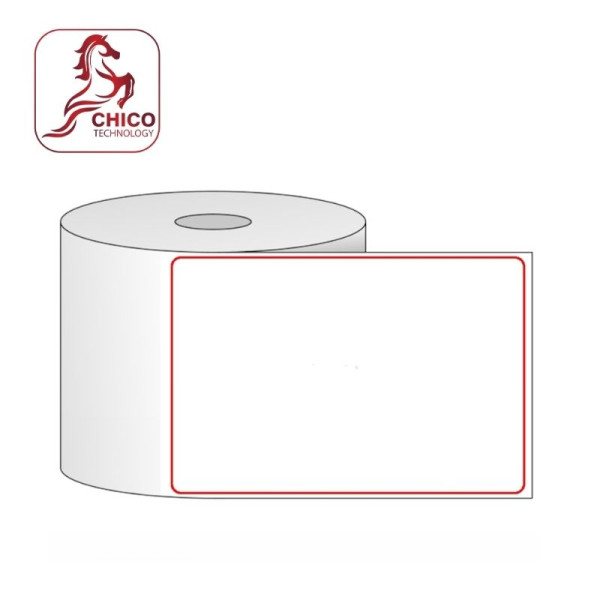 Giấy in mã vạch 1 tem 70x120x100M, bo góc ( in màu)