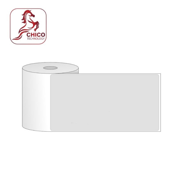 Giấy in mã vạch 1 tem XB 108x216x100M(bo góc)