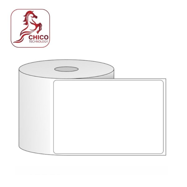 Giấy in mã vạch 1 tem 108x220x50m, bo góc