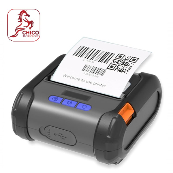 Máy in mã vạch cầm tay Bluetooth Zywell ZM04WD