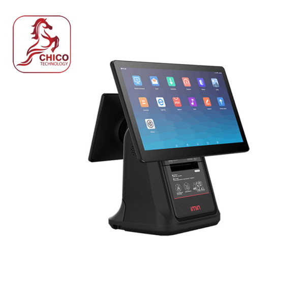 Máy POS bán hàng Imin D4-504 màn hình kép - 2GB RAM + 16GB ROM
