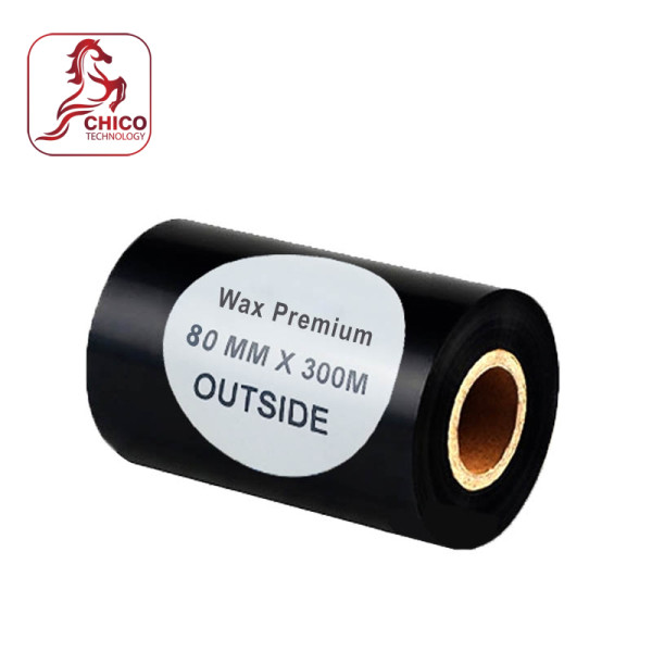 Mực in mã vạch Wax premium (80mmx300m)