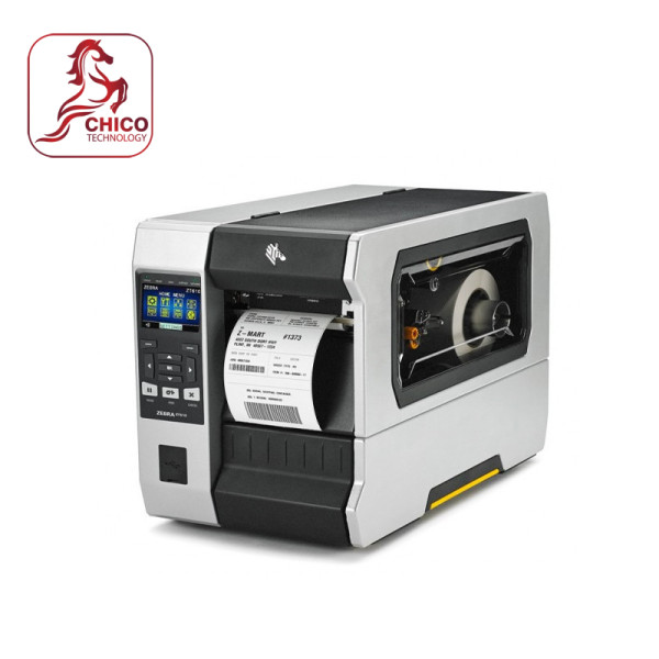 Máy in tem nhãn mã vạch công nghiệp Zebra ZT61042-T010100Z 203 dpi
