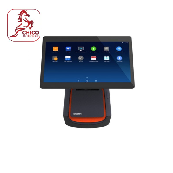 Máy POS bán hàng để bàn Sunmi T2 (2 màn hình)