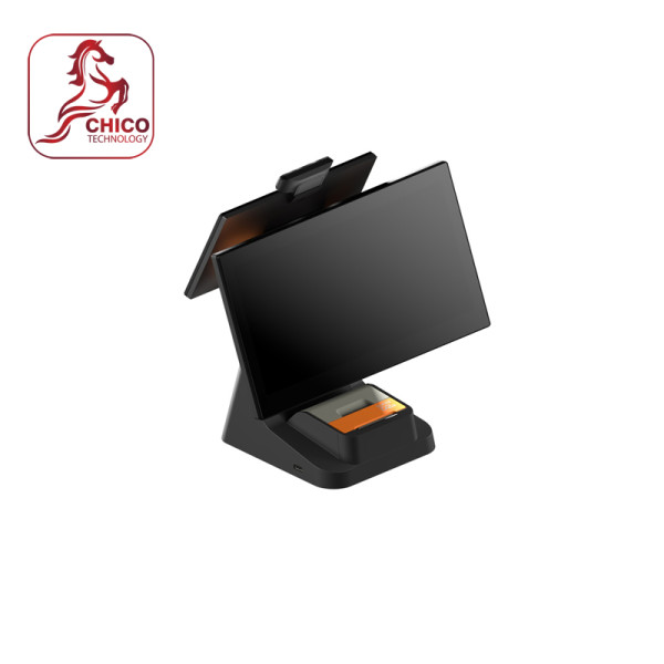 Máy POS bán hàng để bàn Sunmi D2s (2 màn hình)