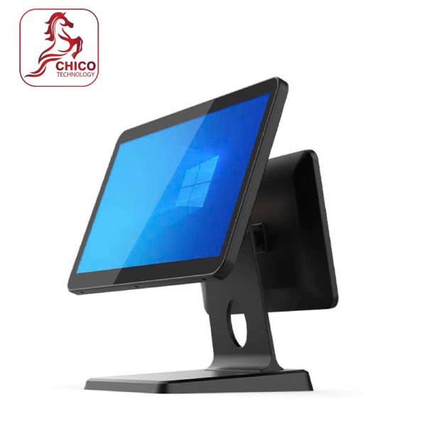 Máy tính tiền 2 Màn Sakamo HT150W (I5 Gen4, Ram 8GB, SSD 128GB)