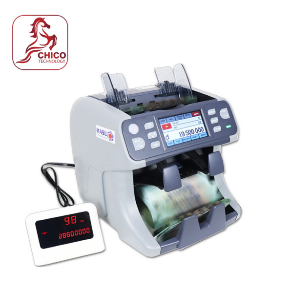 Máy đếm tiền đa ngoại tệ Masu 68 Plus