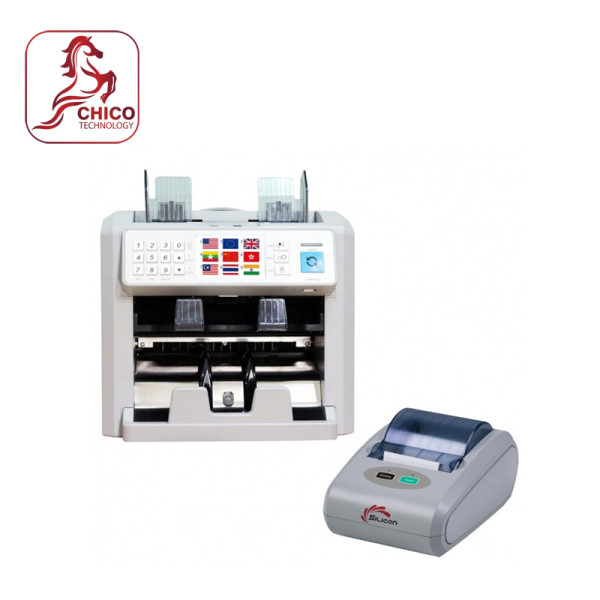 Máy đếm tiền Silicon MC-8PLUS Combo