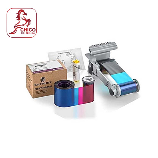 Ribbon màu YMCKT dùng cho máy in thẻ nhựa DS1, DS2 (500 thẻ)