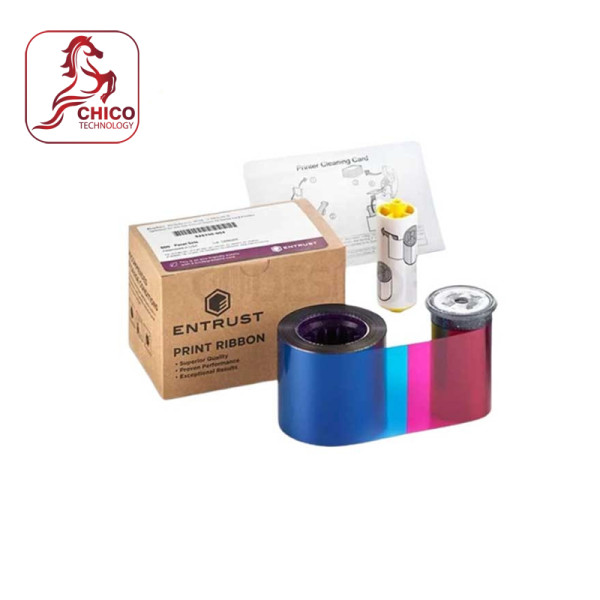 Ribbon màu YMCKT dùng cho máy in thẻ nhựa DS1, DS2