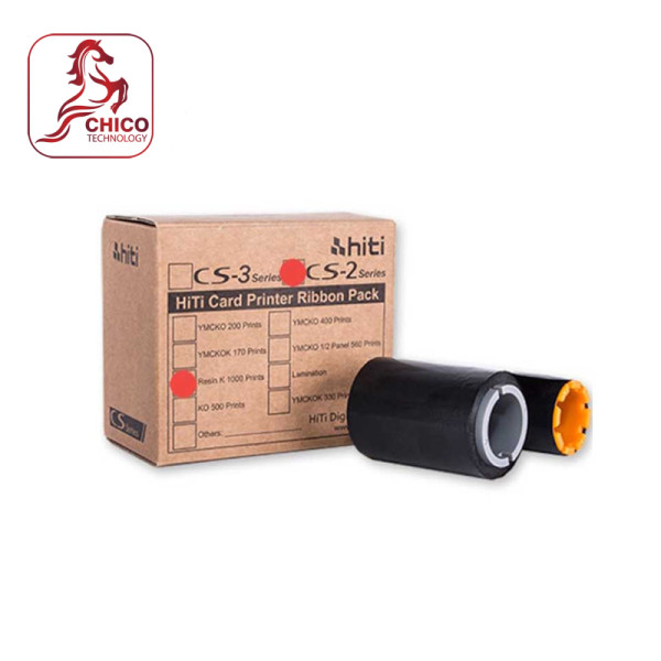 Băng mực cho máy in thẻ nhựa Hiti CS200e (Đen)