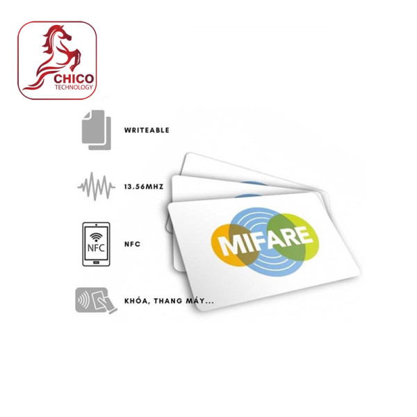 Thẻ Mifare Classic 4K – Thẻ chip cảm ứng 13.56MHz bảo mật cao