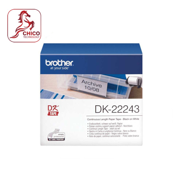 Nhãn giấy liên tục DK-22243 102mmx30m