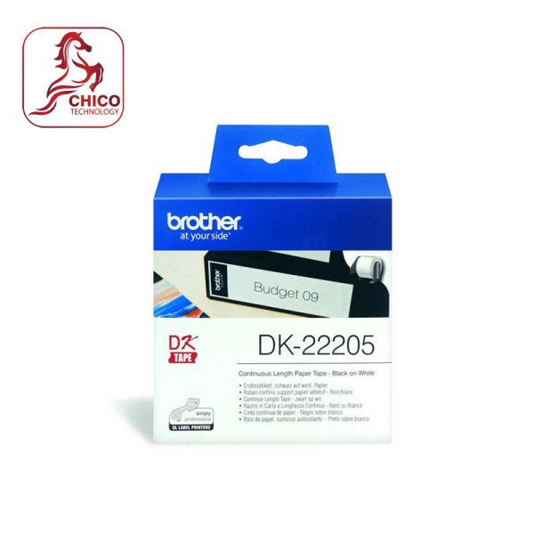 Nhãn giấy liên tục DK-22205 62mmx30m