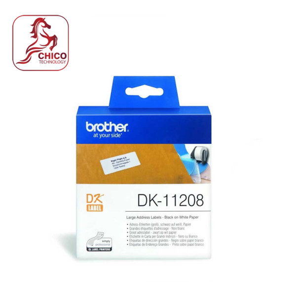 Nhãn giấy bế DK-11208 38mmx90mmx400 nhãn