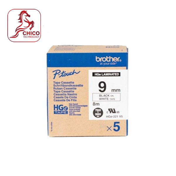 Nhãn HGe-221V5, 9mm, đóng gói: 5 hộp