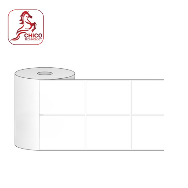 Giấy in mã vạch cảm nhiệt 2 tem 40x60x30m