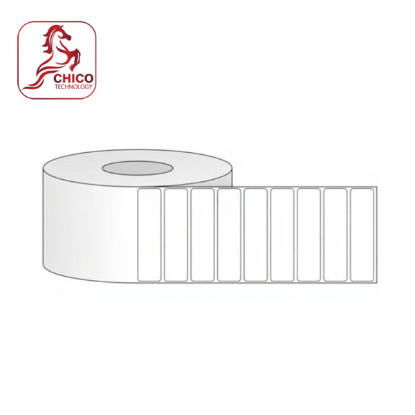 Giấy in mã vạch 1 tem 65x25x100m, bo góc