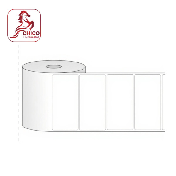 Giấy in mã vạch 1 tem 70x25x50M (Bo góc)