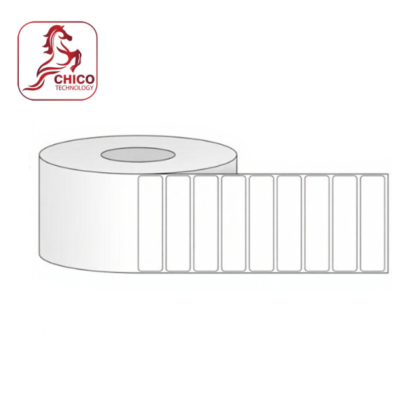 Giấy in mã vạch 1 tem 65x15x50M, bo góc