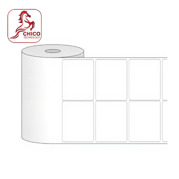 Giấy in mã vạch 2 tem 45x35x50m