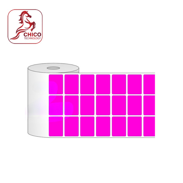 Giấy in mã vạch 3 tem 35x22x50M (màu hồng)