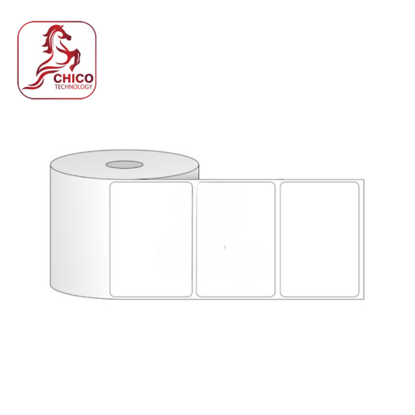 Giấy in mã vạch 1 tem 65x40x50m, bo góc