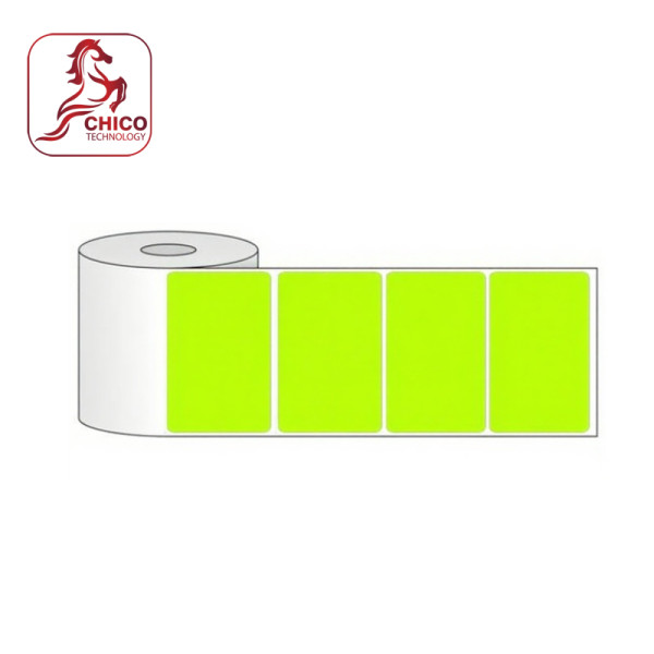 Giấy in mã vạch 1 tem 58x30x100m( bo góc - màu)