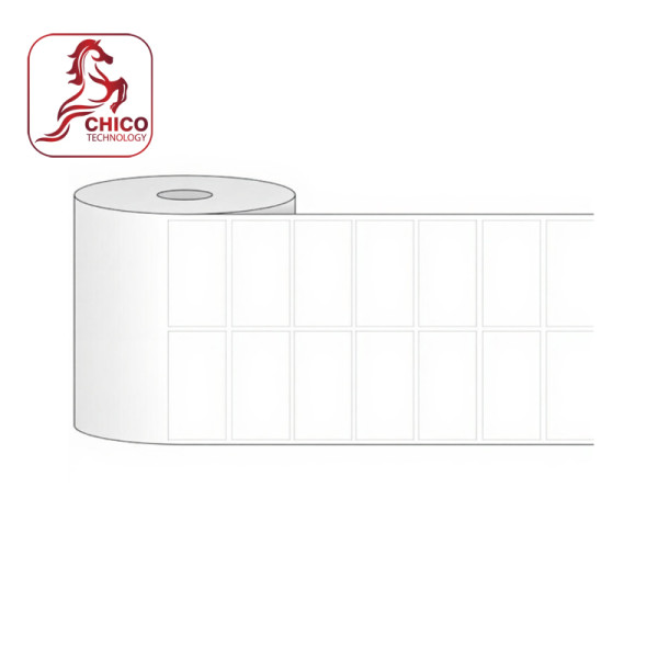 Giấy in mã vạch 2 tem 40x22x50m
