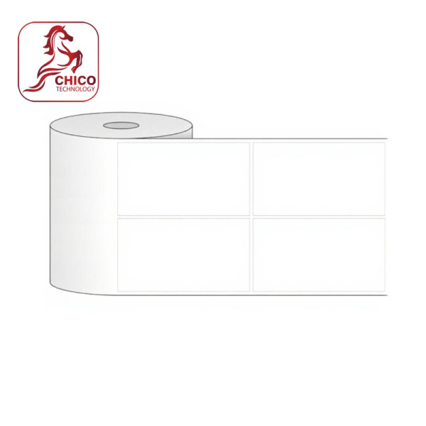 Giấy in mã vạch 2 tem 40x65x50m