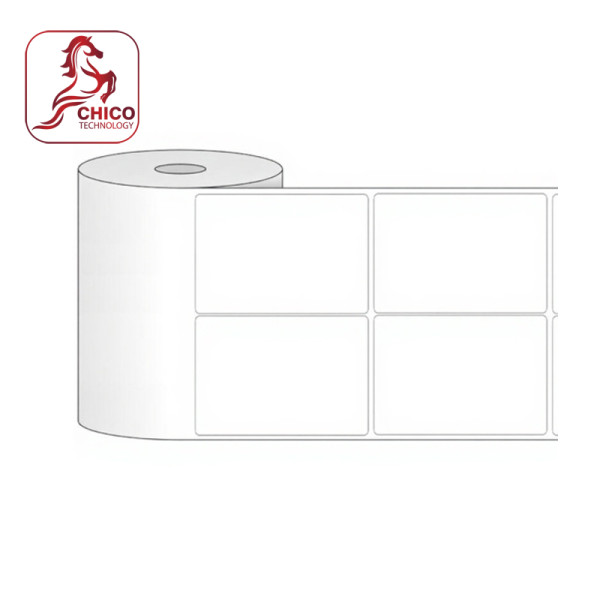 Giấy in mã vạch 2 tem 45x65x50m
