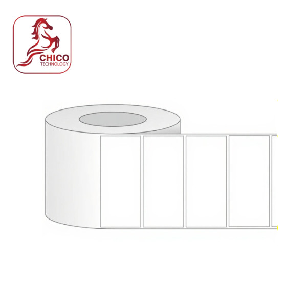 Giấy in mã vạch 1 tem 80x25x100M