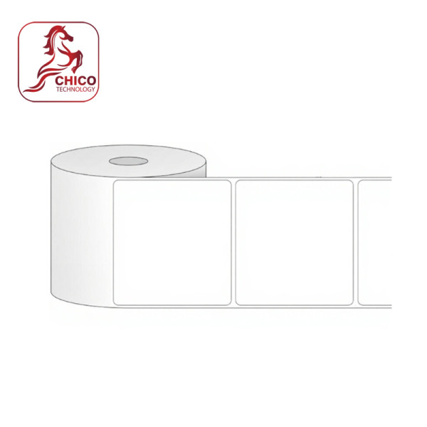 Giấy in mã vạch 1 tem 75x75x100m