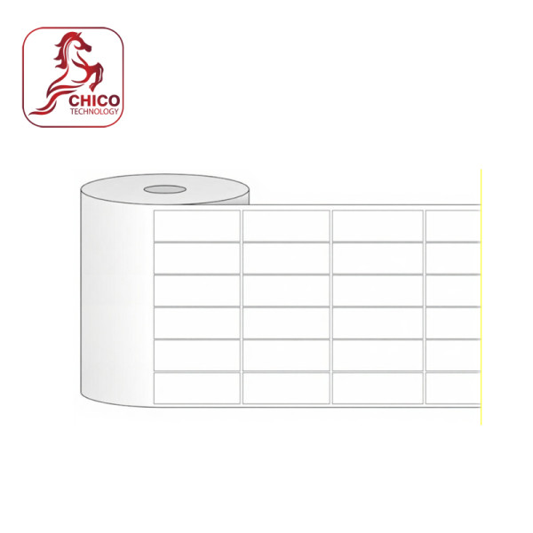 Giấy in mã vạch 6 tem 17x35x50M