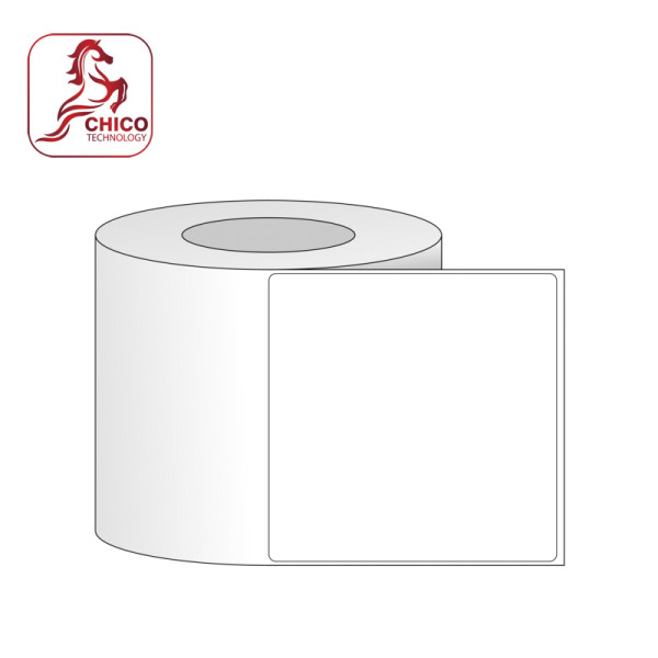 Giấy in mã vạch PVC 1 tem 102x102x100m