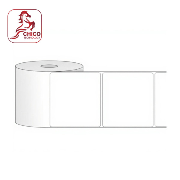 Giấy in mã vạch 1 tem 90x40x50M (Bo góc)