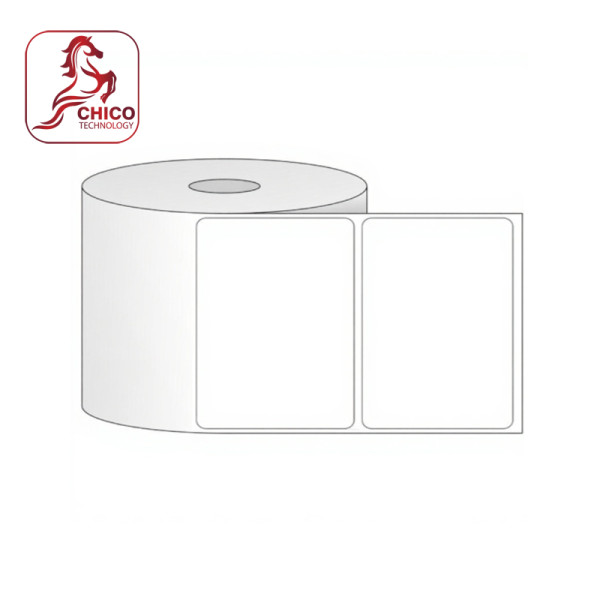 Giấy in mã vạch 1 tem 100x80x50m, bo góc