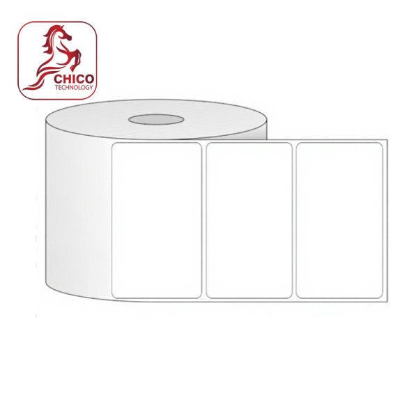 Giấy in mã vạch 1 tem 90x50x50M, bo góc