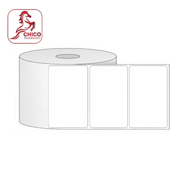 Giấy in mã vạch 1 tem 90x60x50M, bo góc