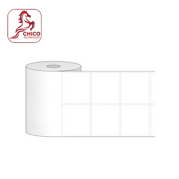 Giấy in mã vạch 2 tem 46x35x50m, vuông